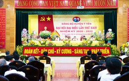 Huyện Ý Yên (Nam Định) tổ chức thành công đại hội Đảng nhiệm kỳ 2020 - 2025